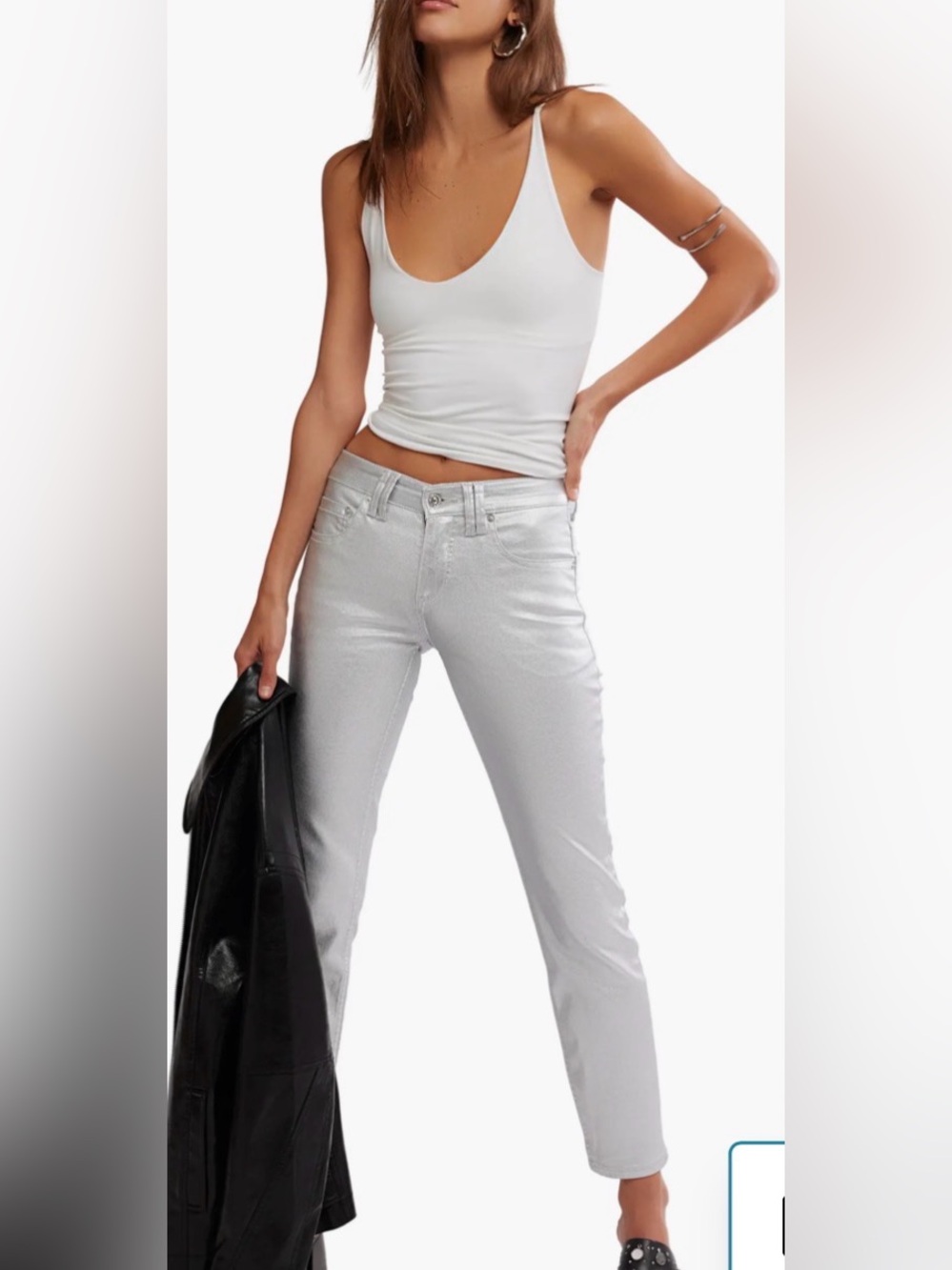 We the Free Oracle Low-Rise Slim Ankle Straight Jeans